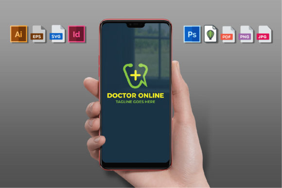 Doctor Online Logo: Graphics and Logos for Local Business