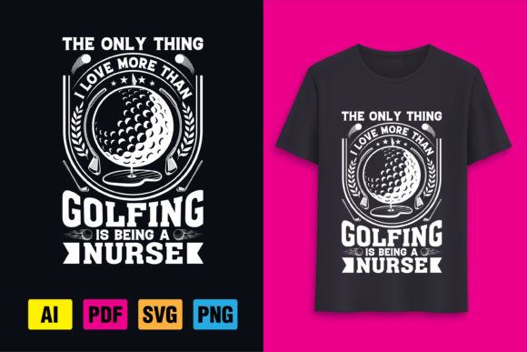 Golfing T-Shirt Design Graphics