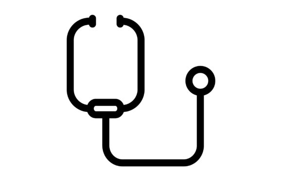 Illustration Vector of Stethoscope Icon: Graphics and Icons for Medical Branding