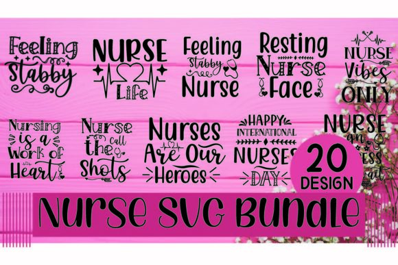 Nurse SVG Bundle Vol 1