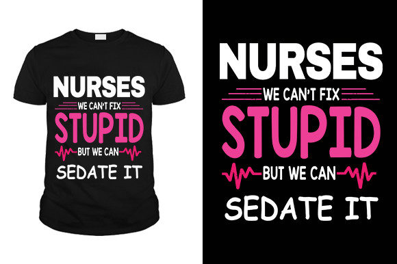 Nurses T-Shirt Graphics & T-Shirt Designs