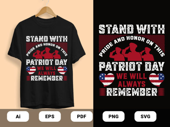 Patriot Day Remember T-shirt Design Graphics