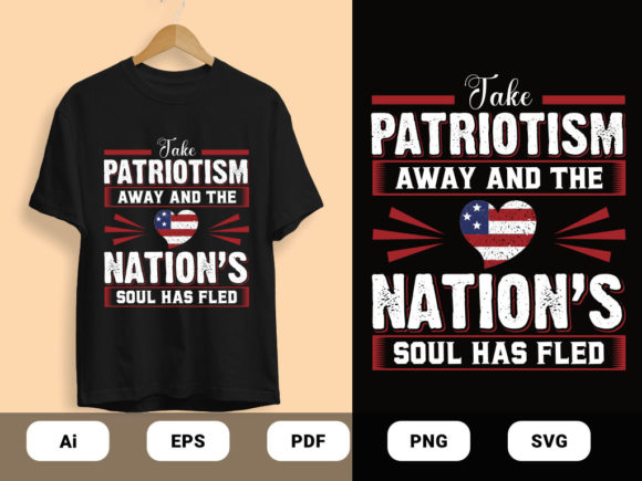 Patriotism and Nation T-shirt Design Graphics