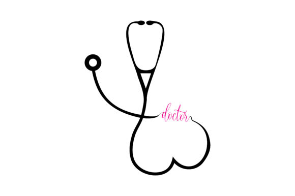 Stethoscope with Doctor Text