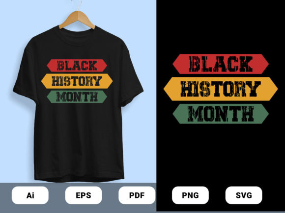 Vintage Black History T-shirts Design Graphics